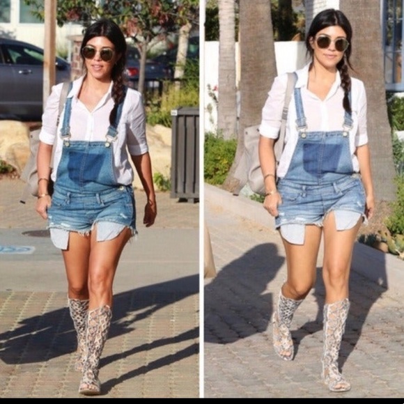 Blank NYC Denim Shortalls in Bunch of Fives Sz 31 - Picture 4 of 16